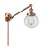 Franklin Restoration LED Swing Arm in Antique Copper (405|237-AC-G202-6-LED)