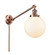 Franklin Restoration One Light Swing Arm in Antique Copper (405|237-AC-G201-8)