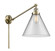 Franklin Restoration One Light Swing Arm in Antique Brass (405|237-AB-G42-L)