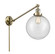 Franklin Restoration One Light Swing Arm in Antique Brass (405|237-AB-G204-10)