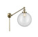 Franklin Restoration LED Swing Arm in Antique Brass (405|237-AB-G202-12-LED)