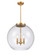 Ballston Three Light Pendant in Satin Gold (405|221-3S-SG-G124-18)