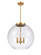 Essex Three Light Pendant in Satin Gold (405|221-3S-SG-G122-18)