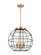 Essex Three Light Pendant in Satin Gold (405|221-3S-SG-CE-16-BK)