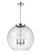 Essex Three Light Pendant in Polished Nickel (405|221-3S-PN-G122-18)