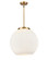 Essex LED Pendant in Brushed Brass (405|221-3S-BB-G121-16-LED)