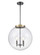 Essex Three Light Pendant in Black Antique Brass (405|221-3S-BAB-G204-16)