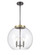 Essex LED Pendant in Black Antique Brass (405|221-3S-BAB-G124-16-LED)