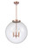 Essex LED Pendant in Antique Copper (405|221-3S-AC-G204-18-LED)