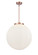 Franklin Restoration Three Light Pendant in Antique Copper (405|221-3S-AC-G201-18)