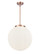 Essex Three Light Pendant in Antique Copper (405|221-3S-AC-G201-16)