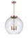 Essex Three Light Pendant in Antique Copper (405|221-3S-AC-G124-18)