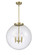 Essex Three Light Pendant in Antique Brass (405|221-3S-AB-G204-18)