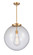 Essex One Light Pendant in Satin Gold (405|221-1S-SG-G204-18)