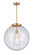 Franklin Restoration LED Pendant in Satin Gold (405|221-1S-SG-G202-18-LED)
