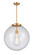 Essex One Light Pendant in Satin Gold (405|221-1S-SG-G202-18)