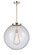 Essex One Light Pendant in Polished Nickel (405|221-1S-PN-G204-18)