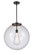 Essex One Light Pendant in Oil Rubbed Bronze (405|221-1S-OB-G202-18)