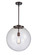 Essex LED Pendant in Oil Rubbed Bronze (405|221-1S-OB-G202-16-LED)