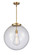 Essex LED Pendant in Brushed Brass (405|221-1S-BB-G204-18-LED)
