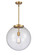 Essex One Light Pendant in Brushed Brass (405|221-1S-BB-G202-16)