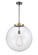 Essex LED Pendant in Black Antique Brass (405|221-1S-BAB-G202-18-LED)