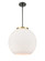 Essex LED Pendant in Black Antique Brass (405|221-1S-BAB-G121-16-LED)