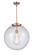 Essex One Light Pendant in Antique Copper (405|221-1S-AC-G204-18)