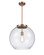 Essex One Light Pendant in Antique Copper (405|221-1S-AC-G124-16)