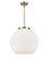 Essex LED Pendant in Antique Brass (405|221-1S-AB-G121-16-LED)
