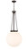 Essex One Light Pendant in Oil Rubbed Bronze (405|221-1P-OB-G201-18)