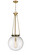 Essex One Light Pendant in Brushed Brass (405|221-1P-BB-G204-16)