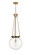 Essex One Light Pendant in Brushed Brass (405|221-1P-BB-G202-14)