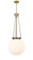 Essex One Light Pendant in Antique Brass (405|221-1P-AB-G201-16)