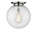 Essex One Light Flush Mount in Polished Chrome (405|221-1F-PC-G204-18)