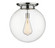 Essex One Light Flush Mount in Polished Chrome (405|221-1F-PC-G202-18)