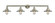 Franklin Restoration LED Bath Vanity in Brushed Satin Nickel (405|215-SN-M2-LED)