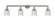 Franklin Restoration Four Light Bath Vanity in Brushed Satin Nickel (405|215-SN-G54)