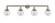 Franklin Restoration Four Light Bath Vanity in Brushed Satin Nickel (405|215-SN-G204-6)