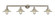 Franklin Restoration Four Light Bath Vanity in Brushed Satin Nickel (405|215-SN-G2)