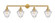 Franklin Restoration Four Light Bath Vanity in Satin Gold (405|215-SG-G664-7)