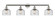Franklin Restoration Four Light Bath Vanity in Polished Nickel (405|215-PN-G74)