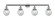 Franklin Restoration Four Light Bath Vanity in Polished Chrome (405|215-PC-G204-6)