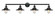 Franklin Restoration Four Light Bath Vanity in Matte Black (405|215-BK-M6)