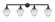 Franklin Restoration LED Bath Vanity in Matte Black (405|215-BK-G664-7-LED)