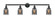 Franklin Restoration Four Light Bath Vanity in Matte Black (405|215-BK-G53)