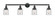 Franklin Restoration LED Bath Vanity in Matte Black (405|215-BK-G52-LED)