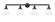 Franklin Restoration LED Bath Vanity in Matte Black (405|215-BK-G171-LED)