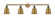 Franklin Restoration LED Bath Vanity in Brushed Brass (405|215-BB-M9-BB)