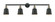 Franklin Restoration Four Light Bath Vanity in Black Antique Brass (405|215-BAB-M9-BK)